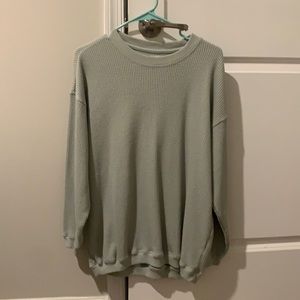 Aerie oversized sea foam green sweater